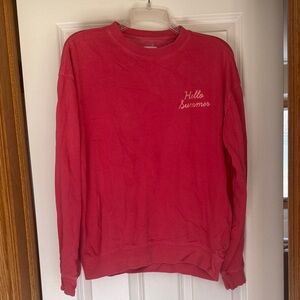 Billabong Coral Pink Pullover Sweatshirt